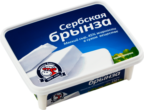 

Сыр Mlekara Sabac Cербская брынза 45% 250 г