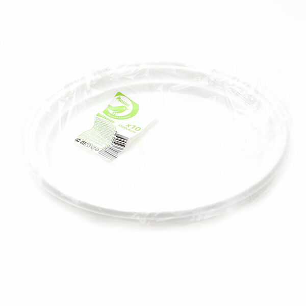 Набор одноразовых тарелок Каждый день пластик 20,5 см, 10 шт