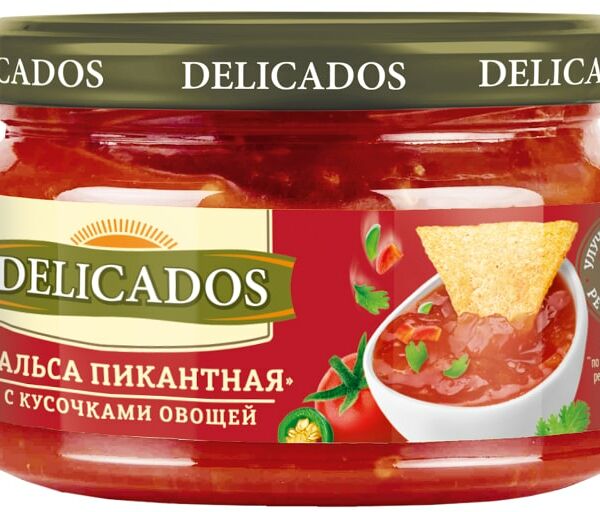 Соус Delicados Сальса пикантная овощная 200г