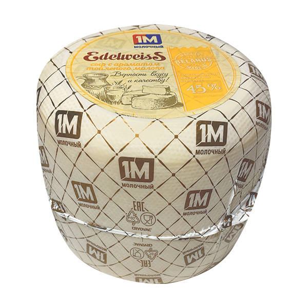 

Сыр Edelweiss с ароматом топленого молока 45% весовой