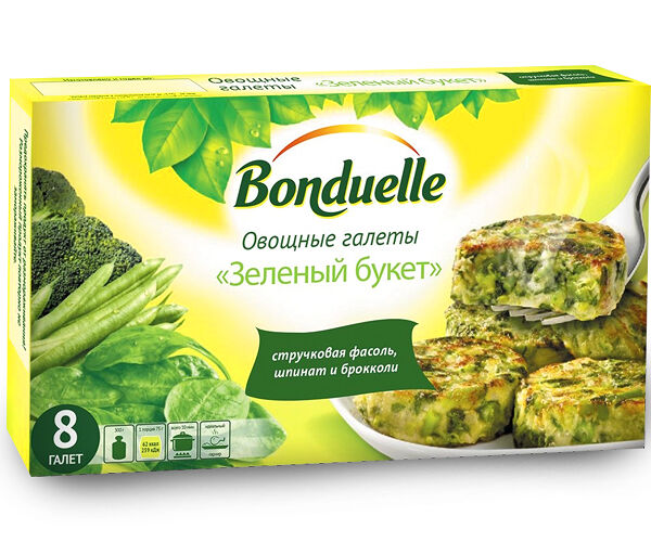 Овощные галеты Зеленый букет Bonduelle