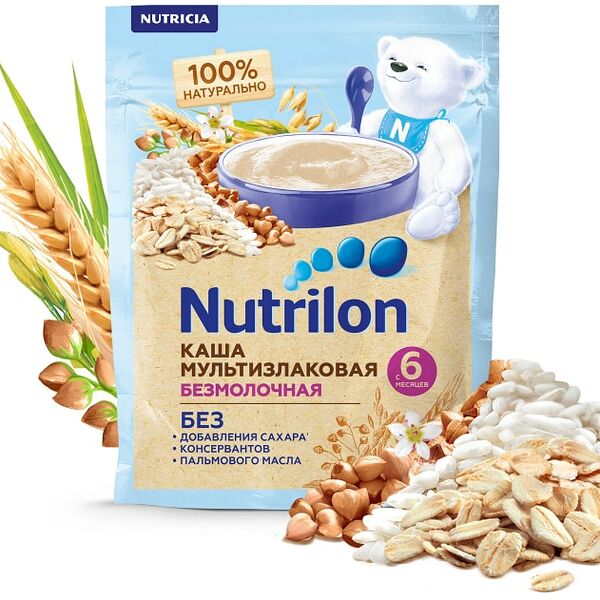 Каша Nutrilon Мультизлаковая безмолочная 180г