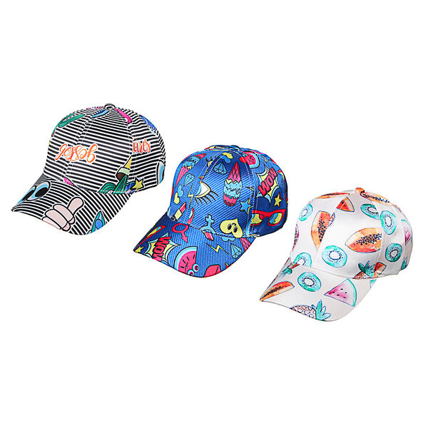 Galante кепка женская, 100% полиэстер, р-р 58, 3 дизайна