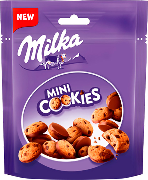 

Печенье Milka Mini Cookies с кусочками шоколада