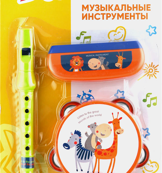 Набор игровой Bigga Музыкальные инструменты 3 предмета