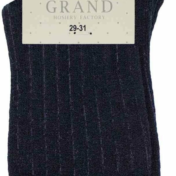 Носки детские Гранд TWL02 цвет: тёмно-синий меланж, размер 18-20 (29-31)