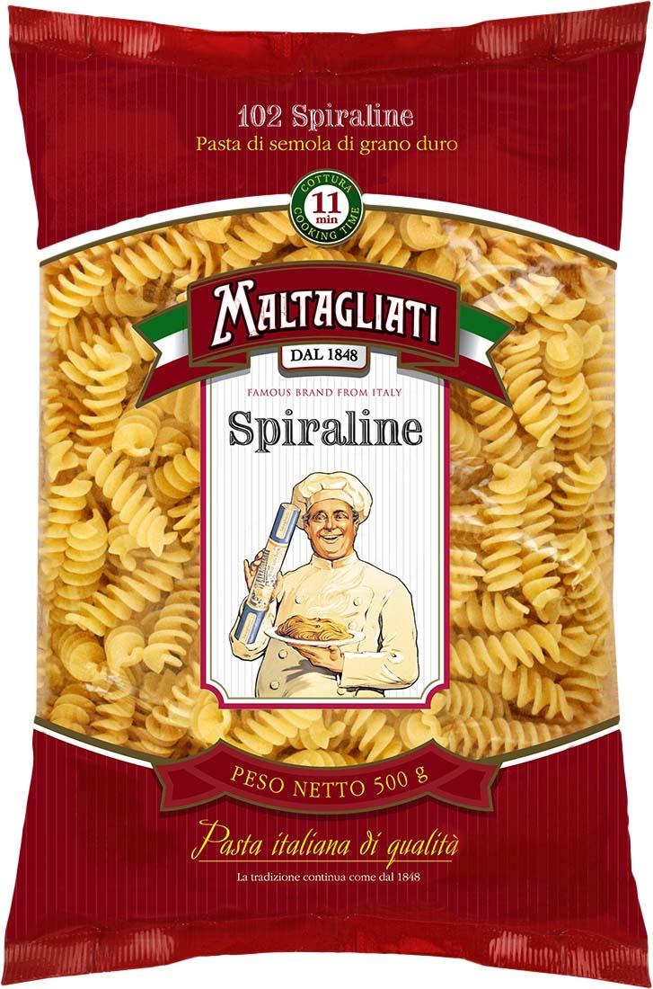 

Макаронные изделия Maltagliati Лигурийская Спираль №102