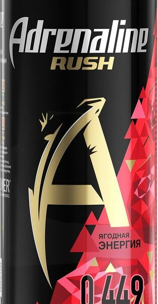 Энергетический напиток Adrenaline Rush ягодная энергия 449мл
