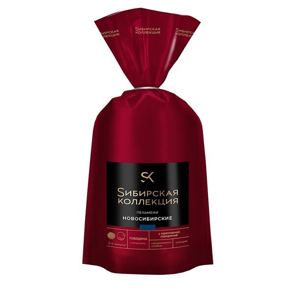 Пельмени Sибирская коллекция с мраморной говядиной 700г