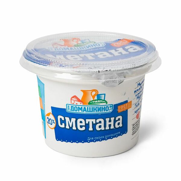 Сметана Село Домашкино 20%
