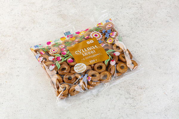 Сушки мини с солодом