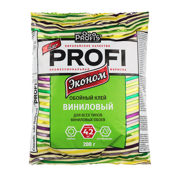 Profi клей обойный виниловый, 200г