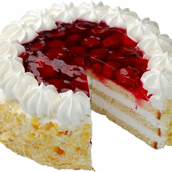 Торт Карат Плюс Творожный клубничный 1кг