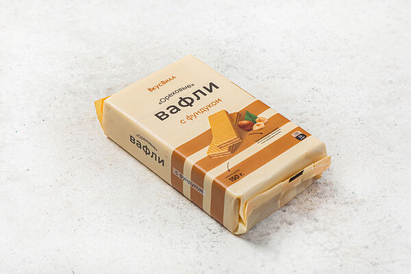 Вафли с фундуком 