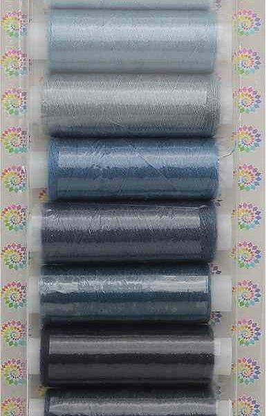 Набор ниток Astra ассорти Джинс 50/2 200 м, 10 шт.