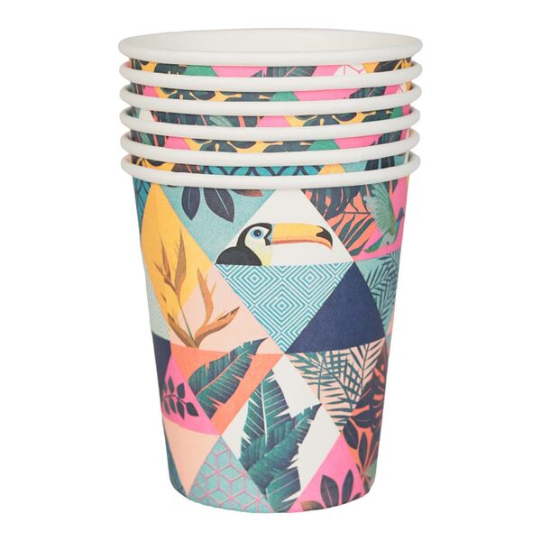 Стакан бумажный EuroHouse 250 мл с рисунком 6 шт.