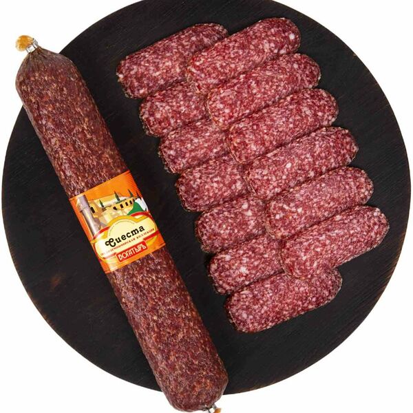 Колбаса сырокопченая Богатырь Сиеста полусухая