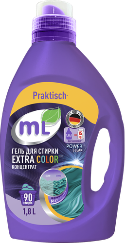 

Гель для стирки Meine Liebe Extra Color для цветного белья 1.8 л