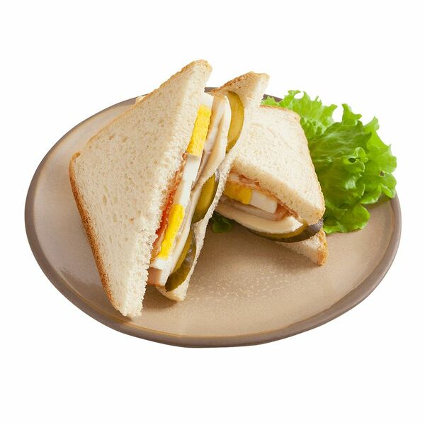 Сэндвич с яйцом беконом и сыром моцарелла запечённый, 175г