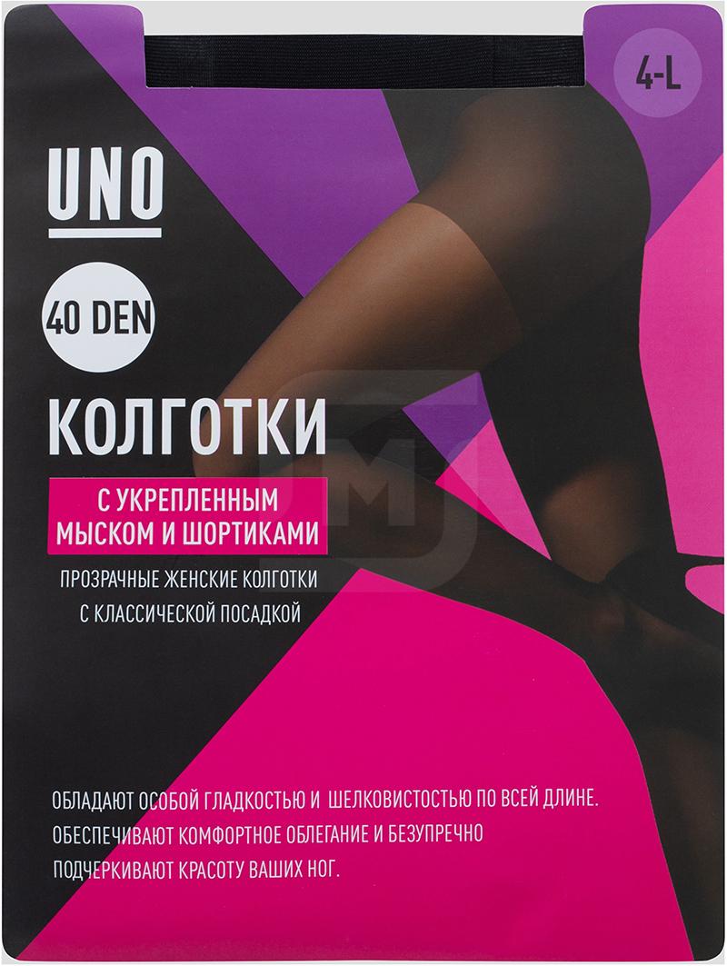 

Колготки Uno женские Рт8 40д черные р. 4