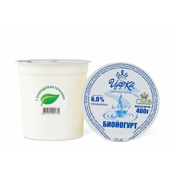 Биойогурт Царка с бифидобактериями 6%