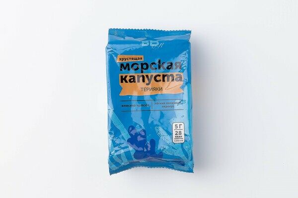 Морская капуста хрустящая со вкусом терияки, 5 г