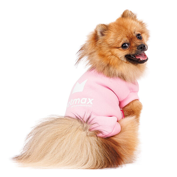 Толстовка для собак XL розовый (унисекс)