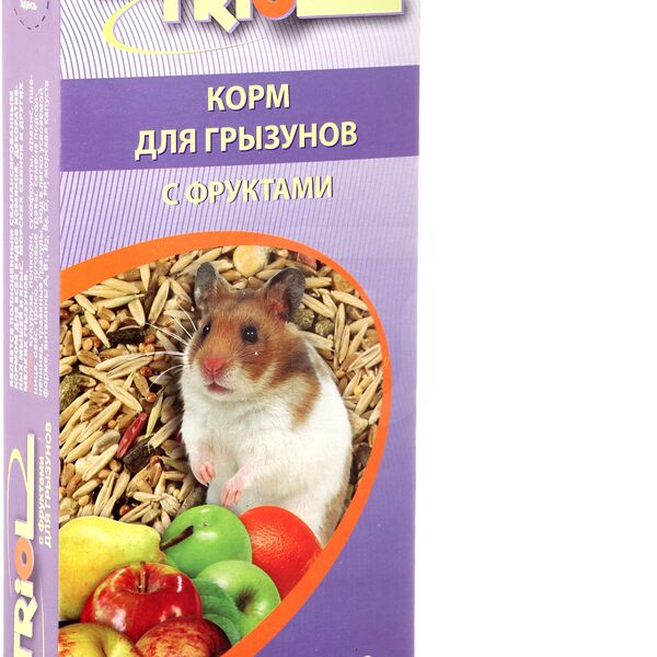Корм для грызунов Triol с фруктами