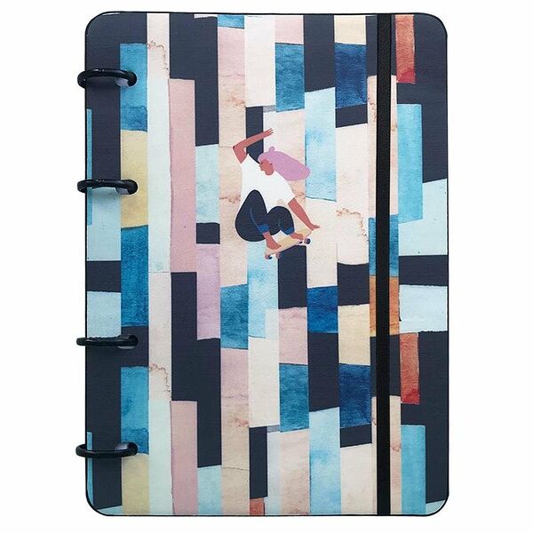 Тетрадь А5 на кольцах резина 120 листов ТМ Infolio (Инфолио)