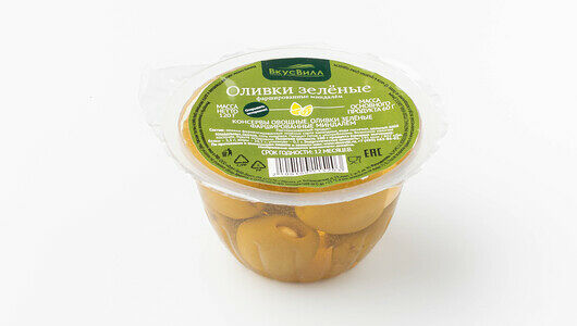 Оливки зеленые с миндалем