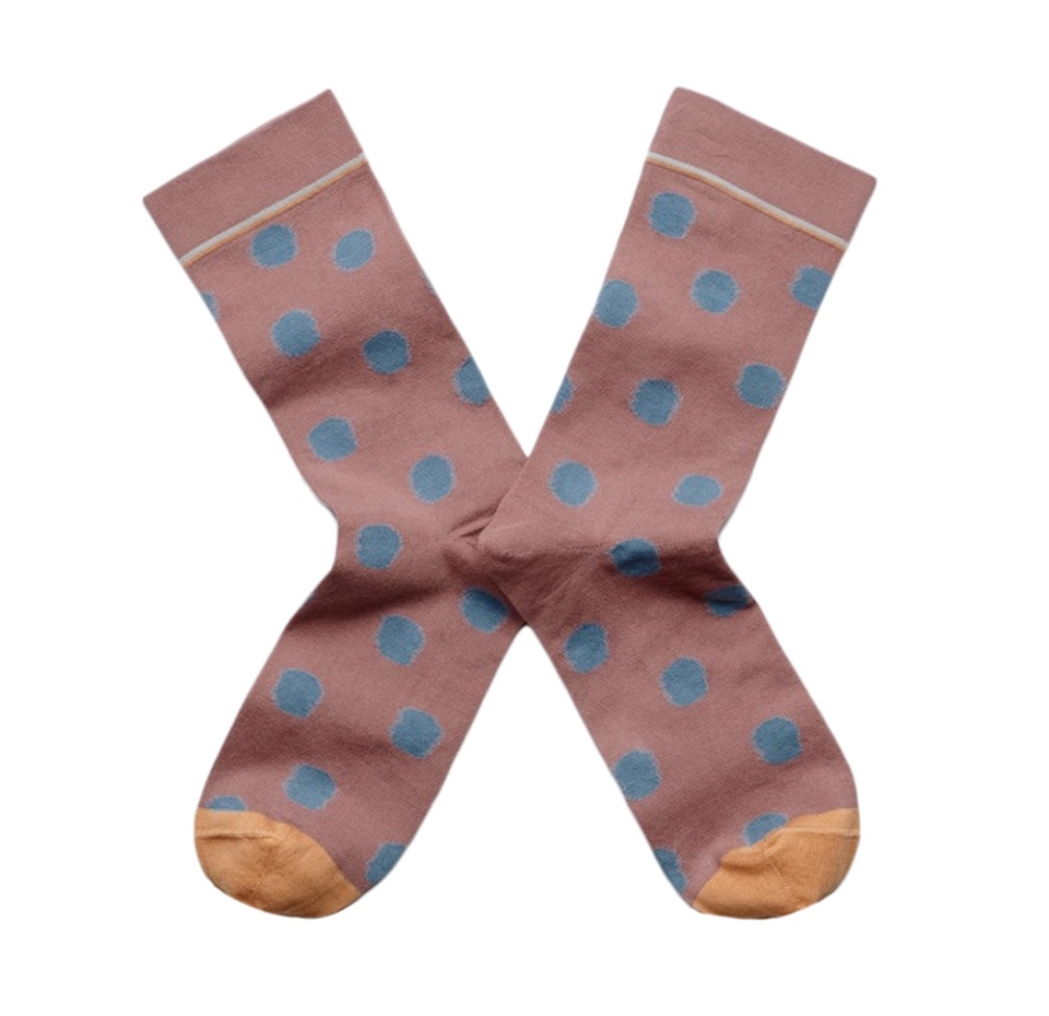 

Носки унисекс Polka Dot Skin, высокие, Bonne Maison, размер 36-38, Франция