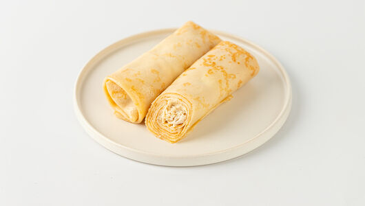 Блины с курицей в сливочном соусе