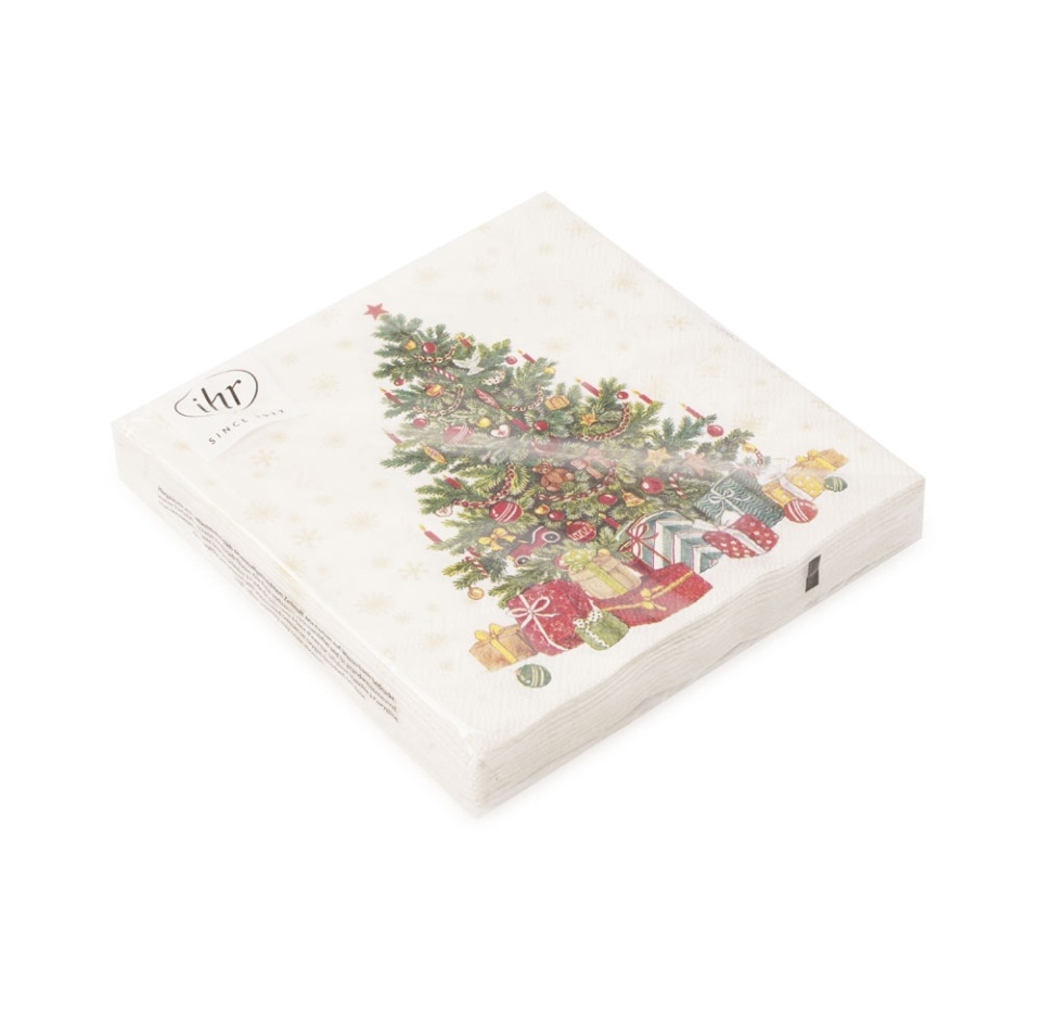 

Салфетки бумажные FESTIVE CHRISTMAS TREE cream IHR 1 шт Германия