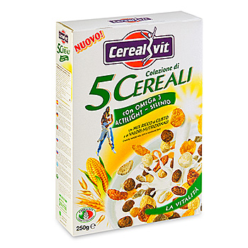 

Хлопья Cerealvit мультизлаковые с шоколадом и кофе 250 г Италия