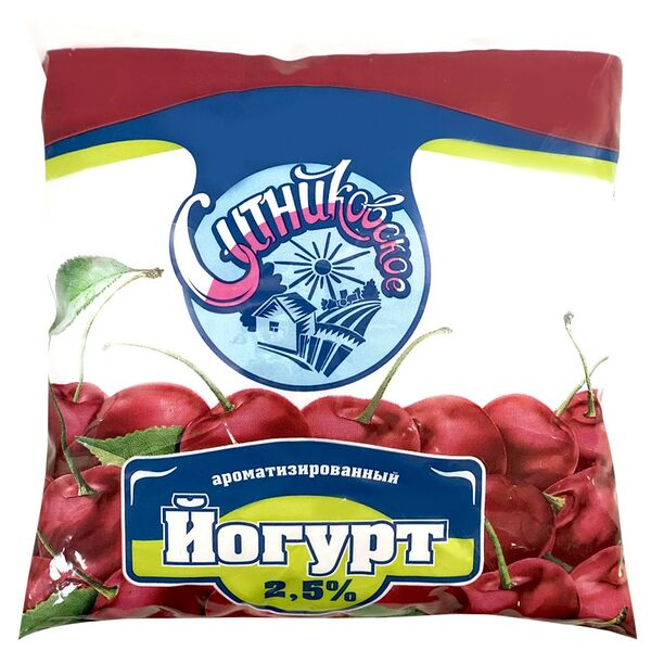 Йогурт питьевой Ситниковское со вкусом вишни 2.5%, без ЗМЖ