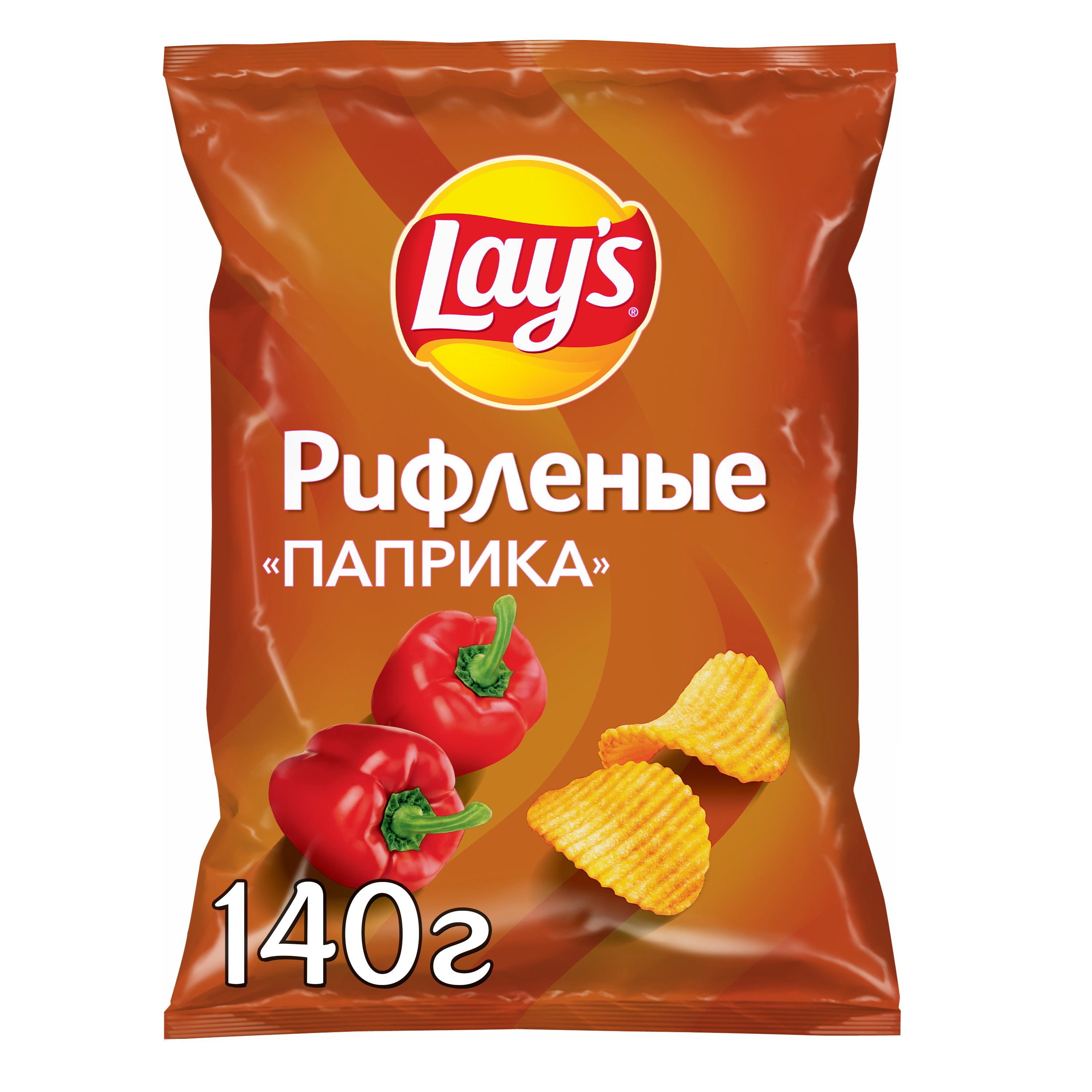 

Чипсы картофельные Lay's Рифленые Паприка 140 г