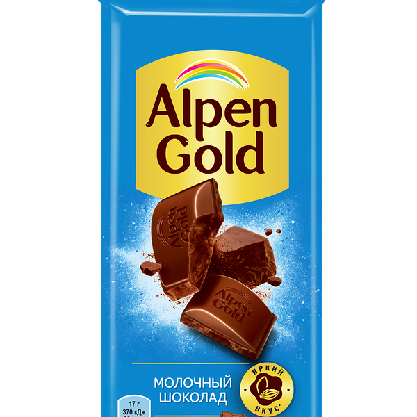 Шоколад молочный Alpen Gold