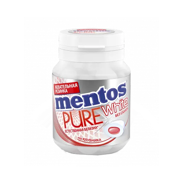 Резинка жевательная Mentos pure fresh клубника 54 г