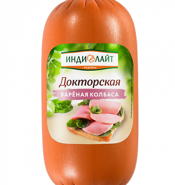 Колбаса вареная Индилайт Докторская, 400 г