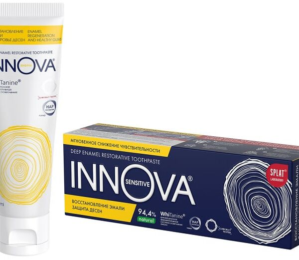 Зубная паста Innova Sensitive Восстановление эмали и здоровье десен 75мл