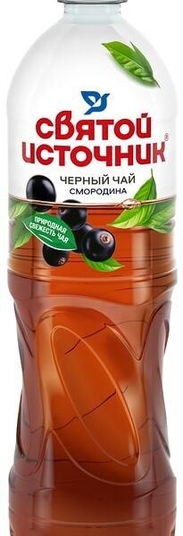 Напиток чайный Святой Источник Черный чай Смородина 1л