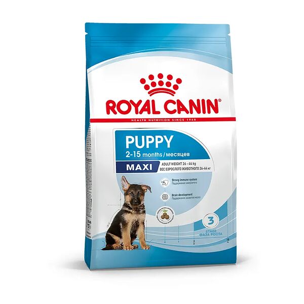 Maxi Junior 32 корм Royal Canin для щенков с 2 до 15 месяцев