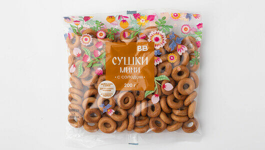 Сушки мини с солодом