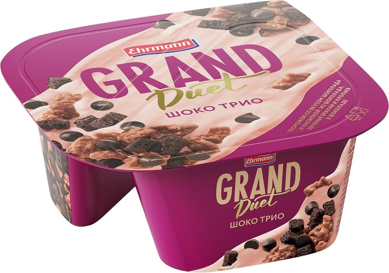 

Десерт творожный Grand Duet Шоко Трио 7,3% 138 г