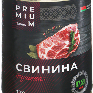 Свинина тушеная ЛЕНТА PREMIUM в собственном соку