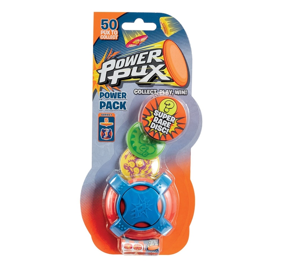 

Игрушка Power Pux Power Pack прыгающие фишки-флипы с лончером