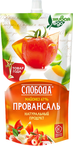 

Майонез Слобода Провансаль 67%, 400 мл