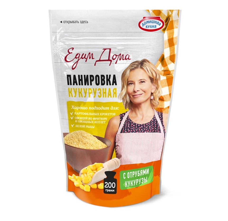 

Смесь панировочная Едим дома Домашняя кухня из зерен кукурузы 200г