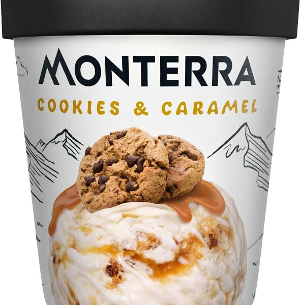 Мороженое Monterra Печенье с карамелью 480мл