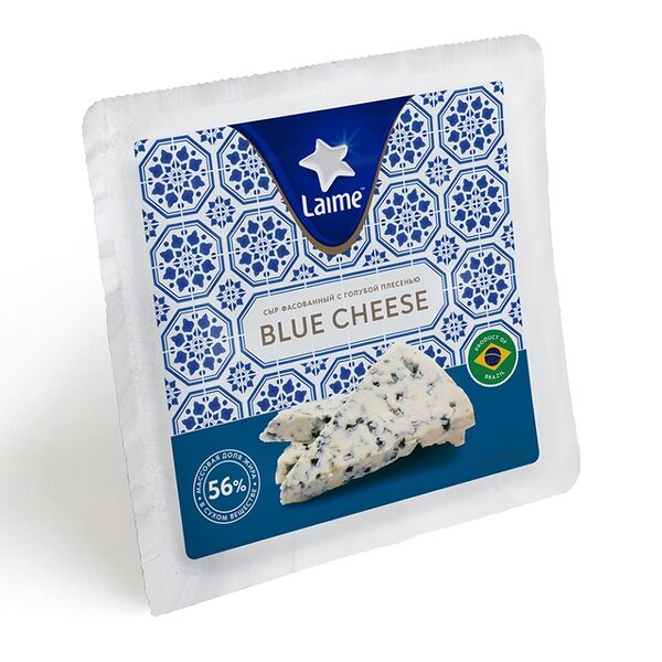 Сыр мягкий  с голубой плесенью Laime Blue Cheese 56% 90 г